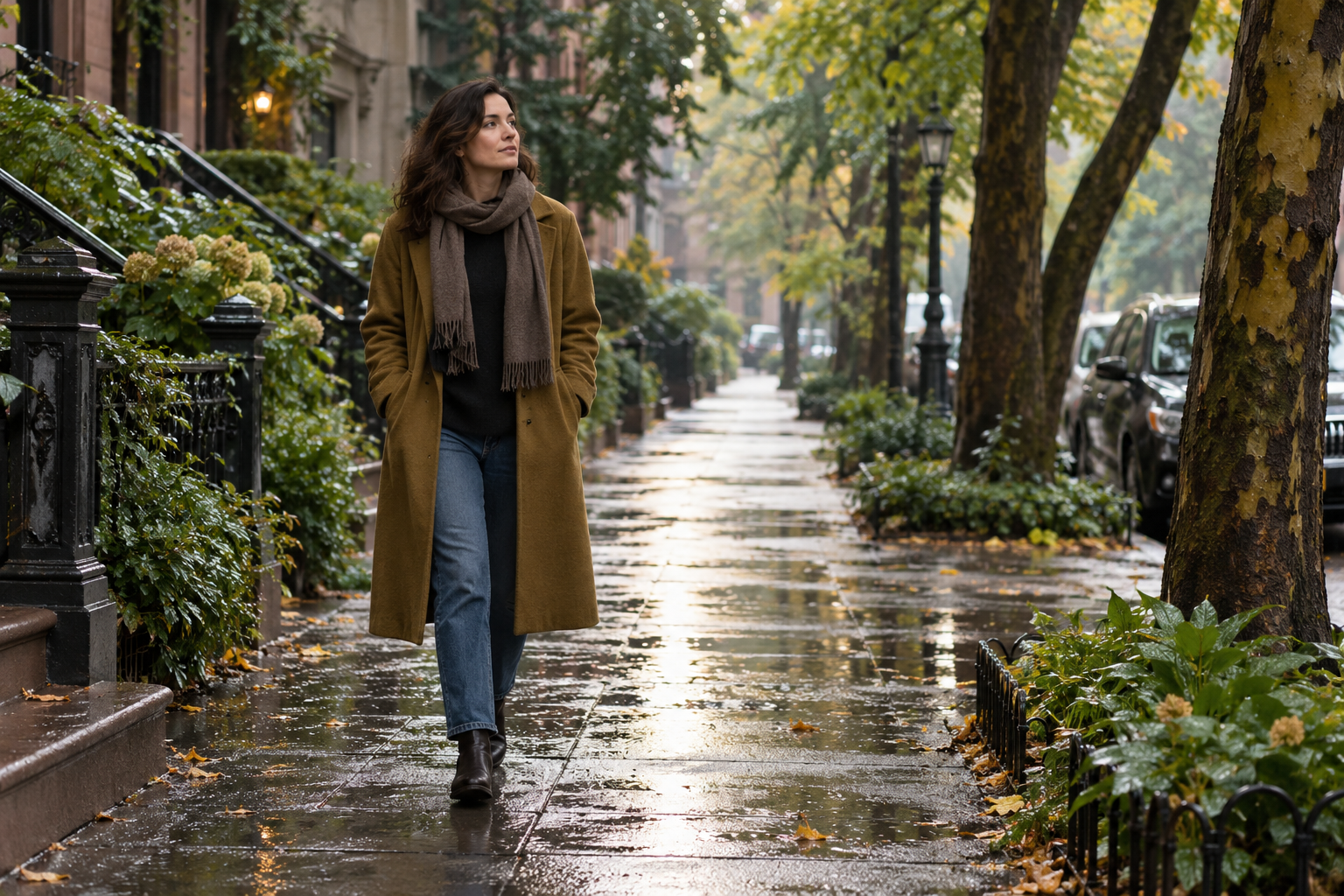 An adult taking a thoughtful walk after a period of change